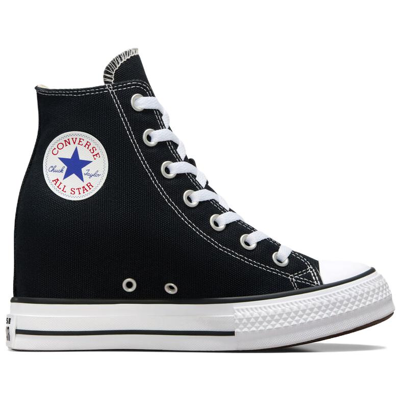 Converse  Chuck Taylor All Star Wedge Platform High Black Red Navy Women Sneakers A11909C