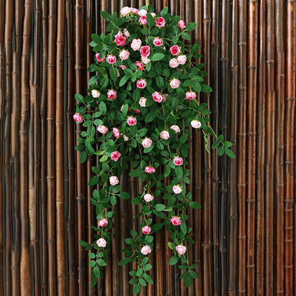 Real Touch Fake Rose Flowers Vine 54/60 Heads Decoration Bouquet Artificial Flower  Balcony Decor