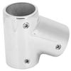 60 Degree Tee Left 3 Way Boat Handrail Fitting Marine Yacht Hand Pipe Connector MJS015‑00525mm