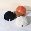 New Letters Printed Baby Brimless Hat Solid Color Boys Girls Hip Hop Caps Harajuku Cool Adjustable Kids Beanie Hats