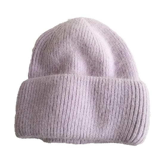 Wool Knit Hat Solid Color Seamless Winter Skull Cap Outdoor Sports Fishing Skiing Hiking Snowboarding Hat