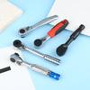 72-Tooth Anticorrosion Bidirectional Wrench 1/4 Inch Mini Ratchet Wrench Magnetic Reversible Ratchet Wrench Household Tool