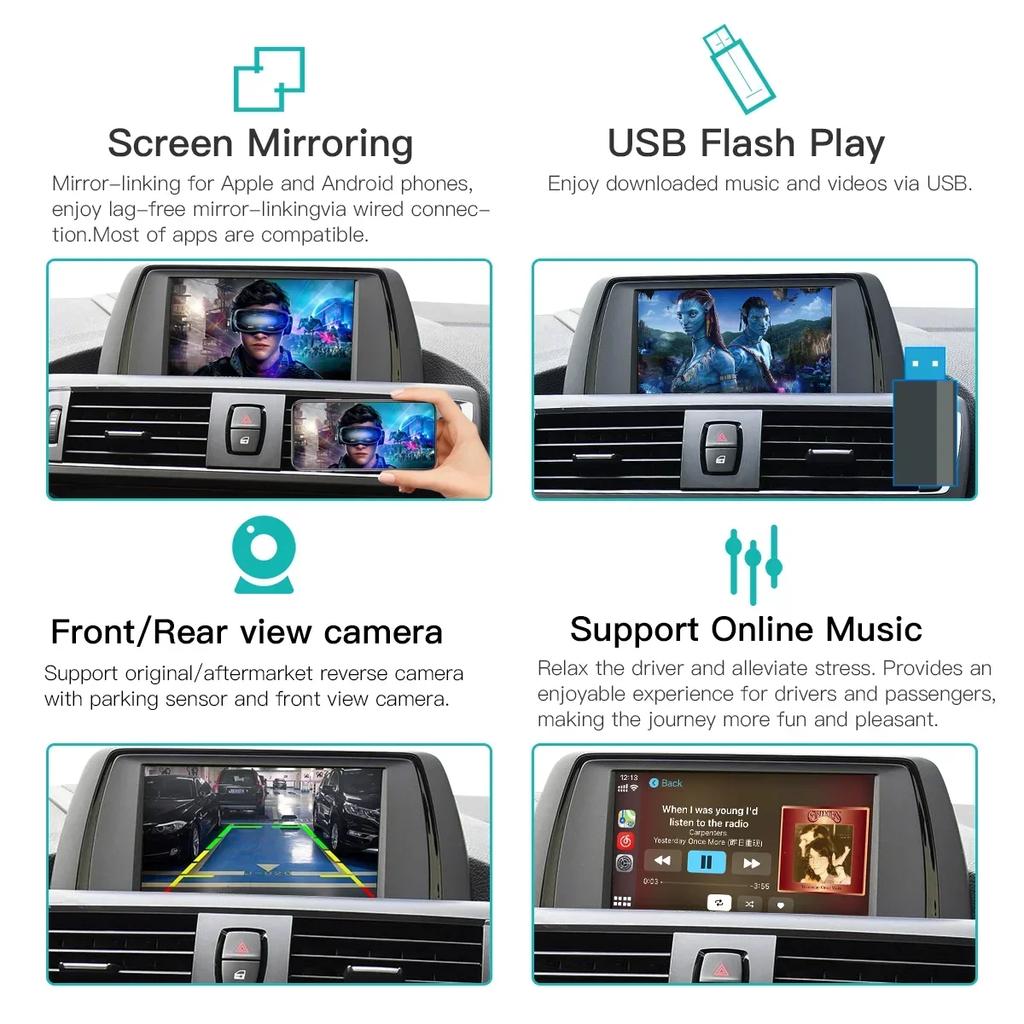 Wireless CarPlay pentru BMW NBT, Sistem CIC 1 2 3 4 5 6 7 Seria X1 X3 X4 X5 X6 MINI E60 E84 E70 F26 F25 F10 F11 F20 F21