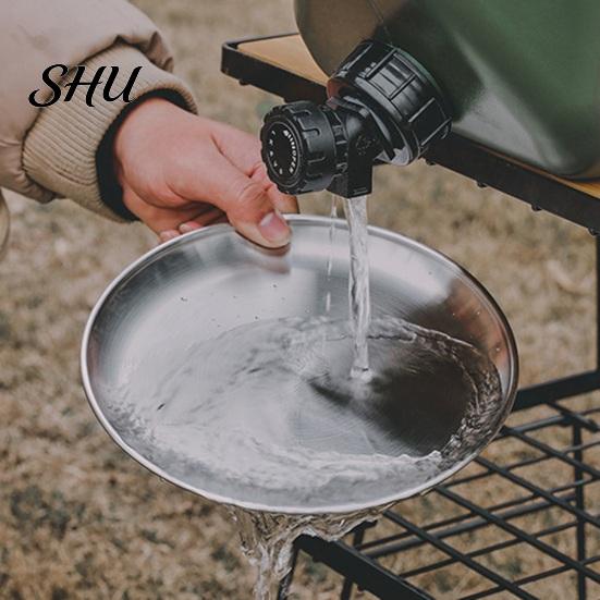 Outdoor Picnic Plate Camping Dinner Stainless Steel Serving Rustproof Integrated Design Heat-Resistant Reusable Dishwasher Safe Feeding