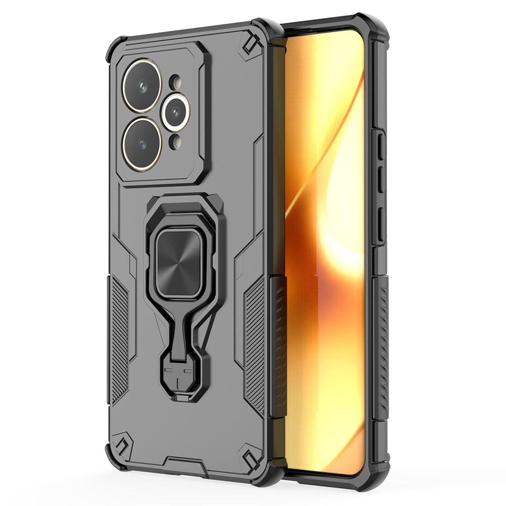 For Realme 15 5G Case Rotatable Ring Kickstand PC+TPU Shockproof Phone Cover