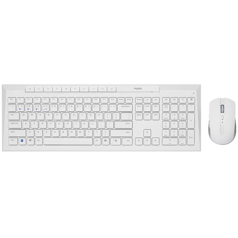 Rapoo 8200G Multi-mode Wireless Keyboard and Mouse Combo