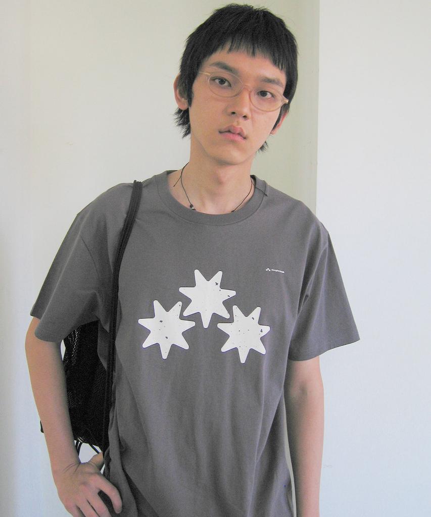 NICEGHOSTCLUB Religious Symbol Tee_Charcoal(Ng2Gmut508A)