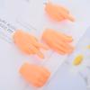 1Set Cats Toy Cat Gesture Finger Cot Cat Finger Sleeve Mini Hand Model Silicone Gloves Pet Interaction Toy Cat Massage Tool