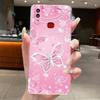 Case For Samsung A10s M01s Clear Silicone Fashion Butterfly Flower Soft Back Cover For Samsung Galaxy A10s Protective Phone Case