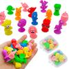 15/30/50pcs Mini Suction Cup Doll Silicone Party Favors Festival Gathering Gifts Cute Mini Monsters Mutual Adsorption TMZ