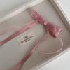 Korean Style Sweet Double-Layer Lace Hair Bow Clip with Long Flowing Ribbon
