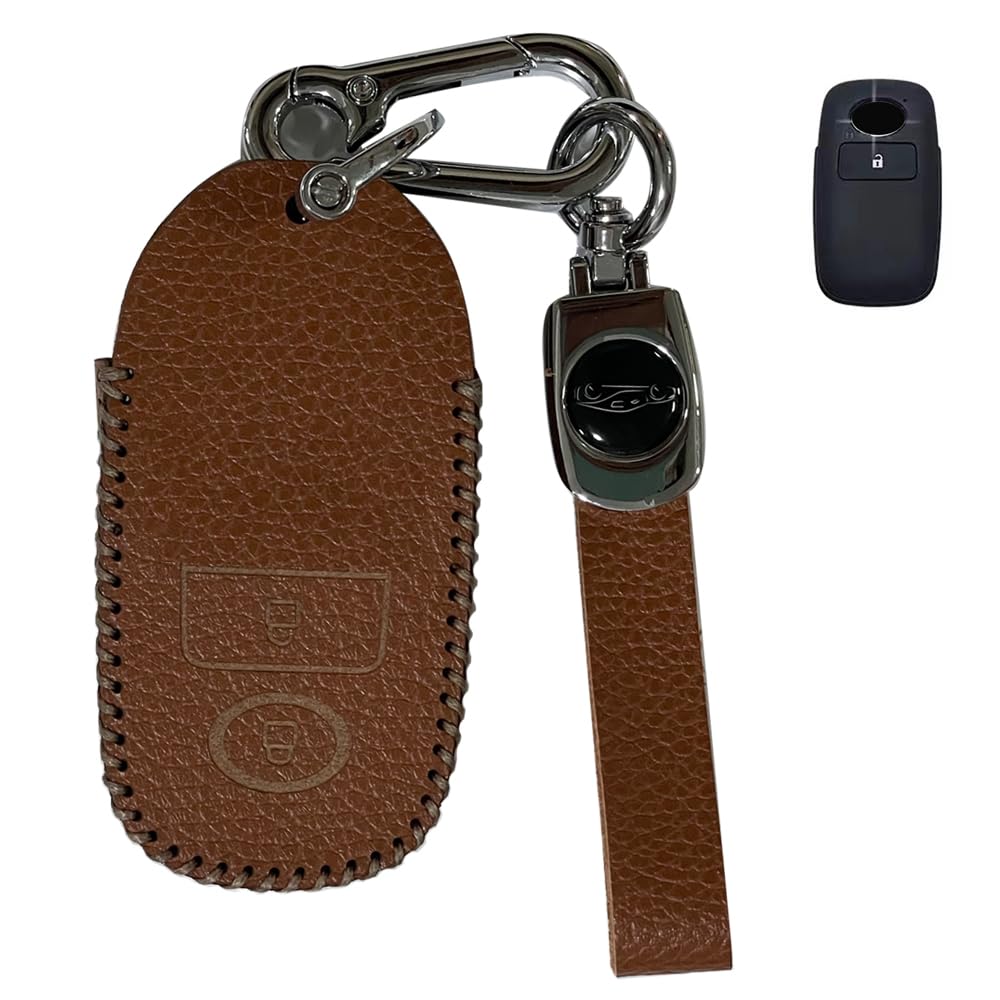 

Rise Key Case for Toyota Daihatsu Rocky New Taft Key Cover Daihatsu Taft Key коричневый