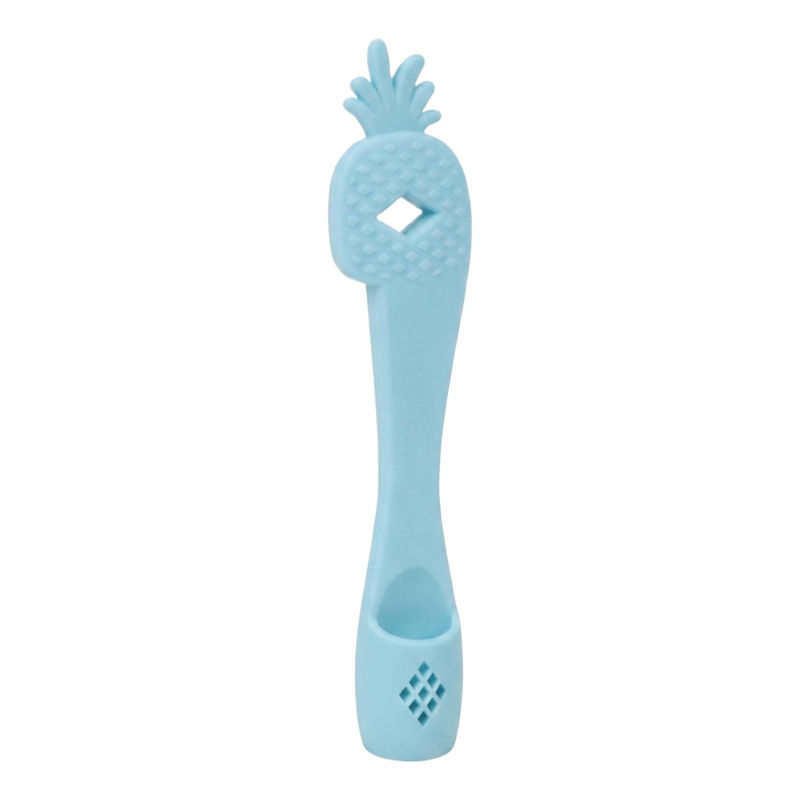 

Pet Finger Toothbrush Soft Silicone Dental Brush for Dogs Cats Oral Care Cleaning Tool Suitable for Small Medium Large Pets one size синий