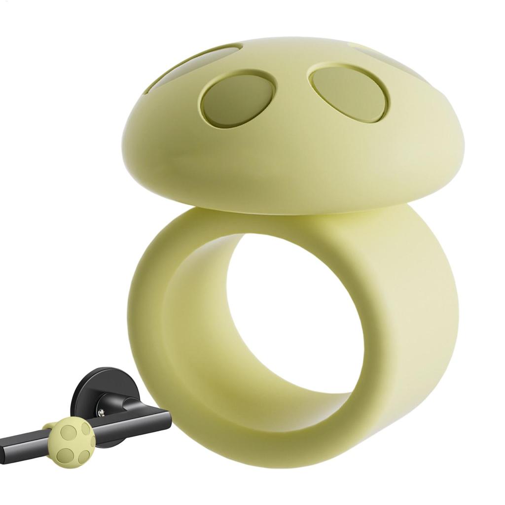 Handle Door Stopper Shock Absorbent Silicone Mute Handle Buffer Pad Non-Punch Anti-Collision Protected Pad Doorknob Bumper