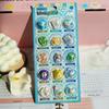 Lovely New Hot DIY shiny cartoon three-dimensional decorative stickers for mobile phones laptops come with nano-adhesive
