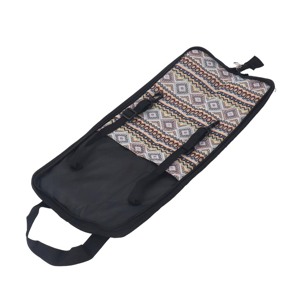 Drum Stick Bag Waterproof Large Capacity Breathable Portable Hanging Drumstick Storage Case with Hooks Inside