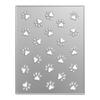 Dog  Foot Print Cutting Dies Dog Footprinted Metal Die Cutting for DIY Embossing