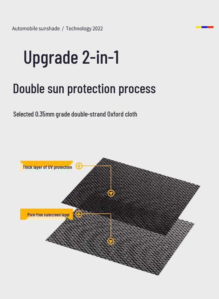 Ford Raptor F150 Sunshade: Magnetic Front/Rear & Side Window Heat Protection Curtains.