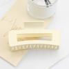 Hair Claw for Women, Frosted Rectangle Hair Clip, Hollow Design Back Head Hair Claw, Large Size Shark Hair Clip for Daily Wear Party Gathering Outing