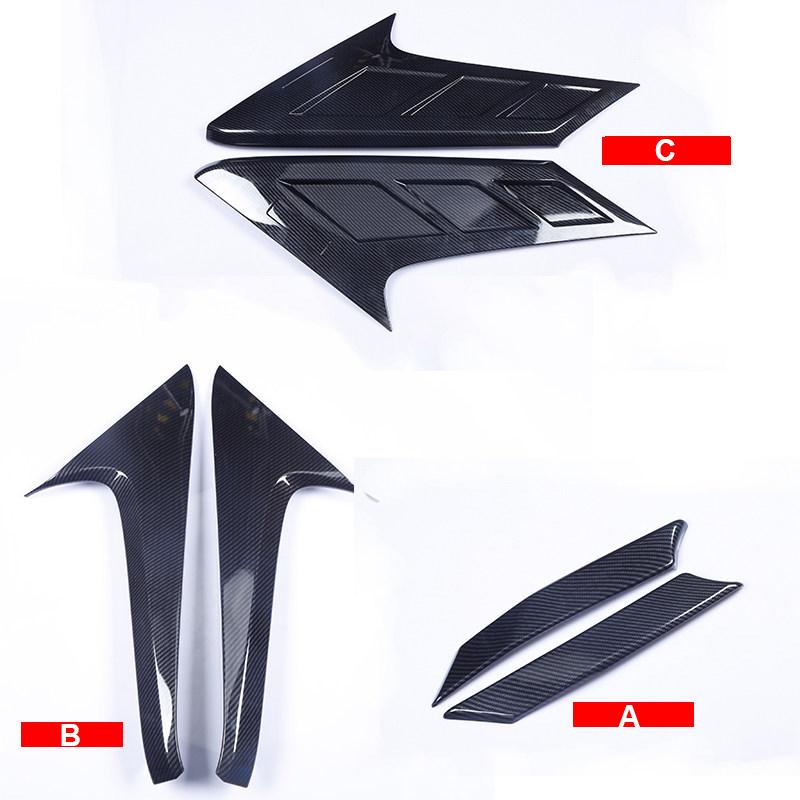 ABS Car Exterior Front Windshield C-Pillar Molding Strip Cover Trim Accessories For Toyota RAV4 RAV 4    2022 XA50