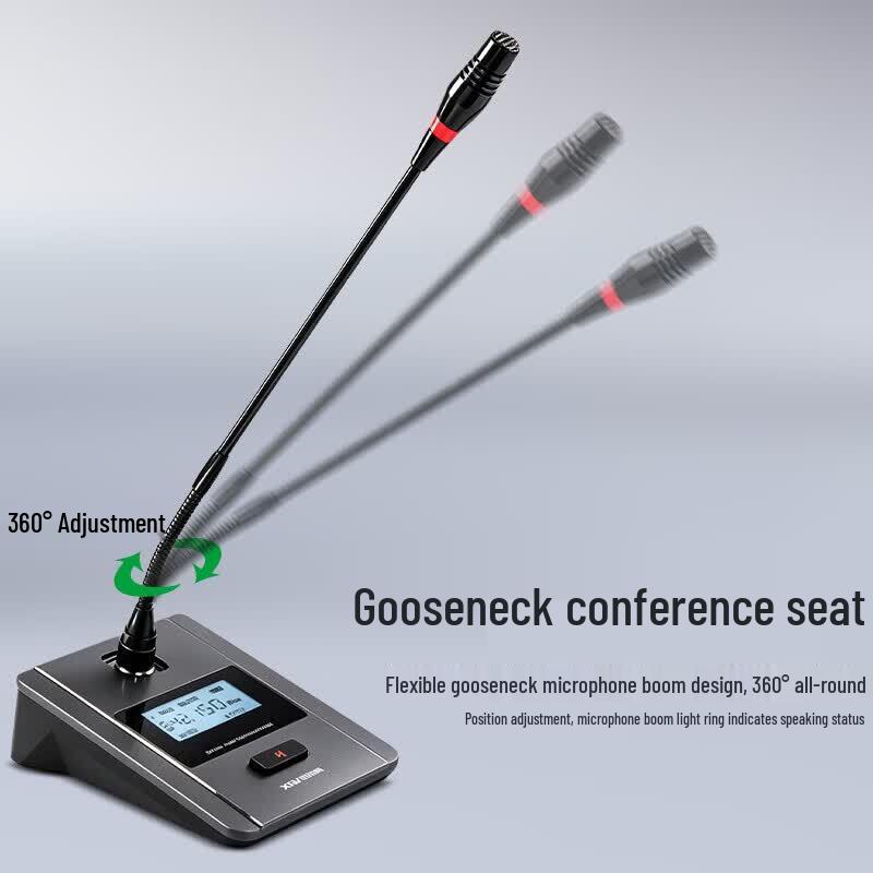 Xun Er Wei XW-634 Professional Quad Wireless Conference Microphone System (CN version)