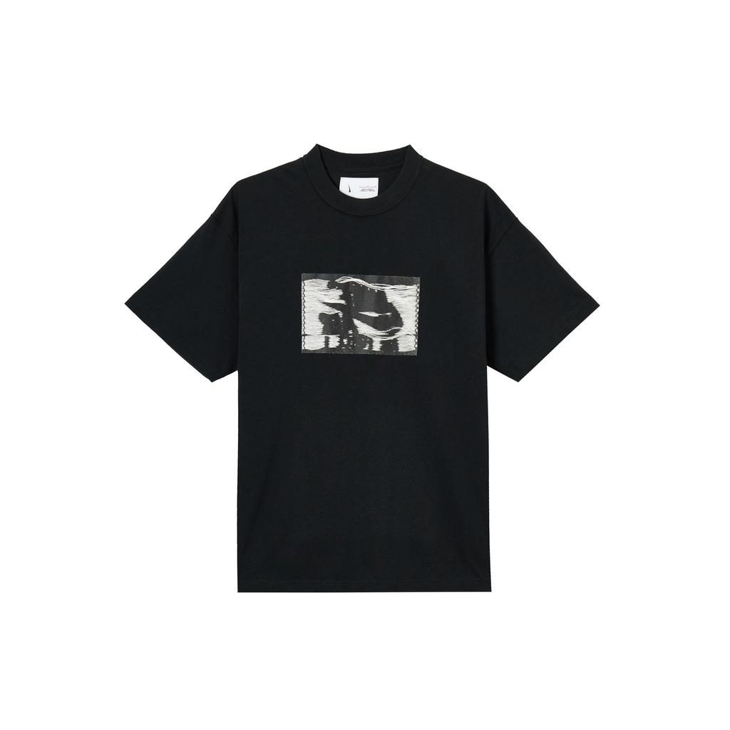 Nike T Shirts Men's Black Crew Neck Moderate Straight Fit DR5758-010