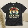 Maglietta 50° Compleanno Nata Nel 1976 50 Anni Regali T-Shirt Una Vera Leggenda Cinquanta
