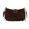 Fashion Suede Tote Bag With Fringes For Travel And Casual Use