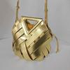 Vegetable Basket Women'S Bag Niche Design Temperament High-End Fashion Inverted Triangle Portable Woven Bag