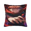 Pillow Case Yuji Itadori Comfy J-Jujutsu Kaisens Pillow Cover For Sofa Bedroom Home Decor Kawaii Pillowcases