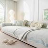 Cotton Sofa Cushion Four Seasons Universal Pastoral Style Non-Slip Sofa Towel Back Towel Cover Cloth Sofa Cushion Full Set