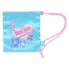 Sanrio mezzo piano secret mini drawstring bag featuring Sanrio 329070 characters,
