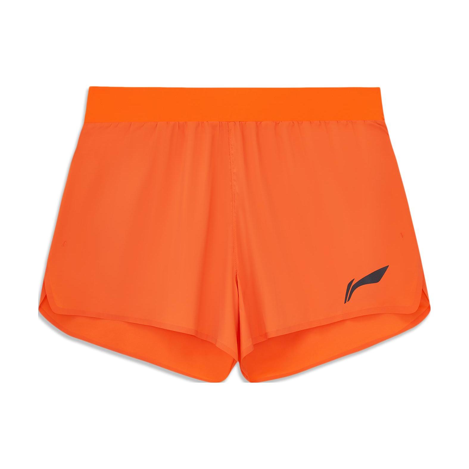 Спортивные шорты Li Ning мужские Ярко-оранжевые AKSU003-3 L