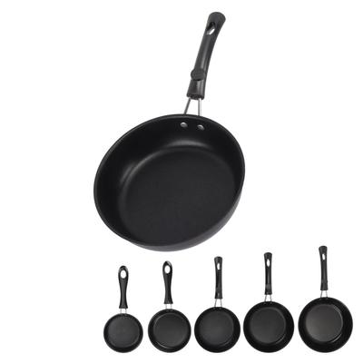Frying Pan Skillet Light Smoke Frying Pan Professional Prevents Stick High Capacity Easy To Clean Heat Resistant for Home