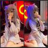 Gancheng Maomao Cute Girl Sitting Position Model Toy Hand-Made Desktop Decoration Action Figure Collectible for Girls
