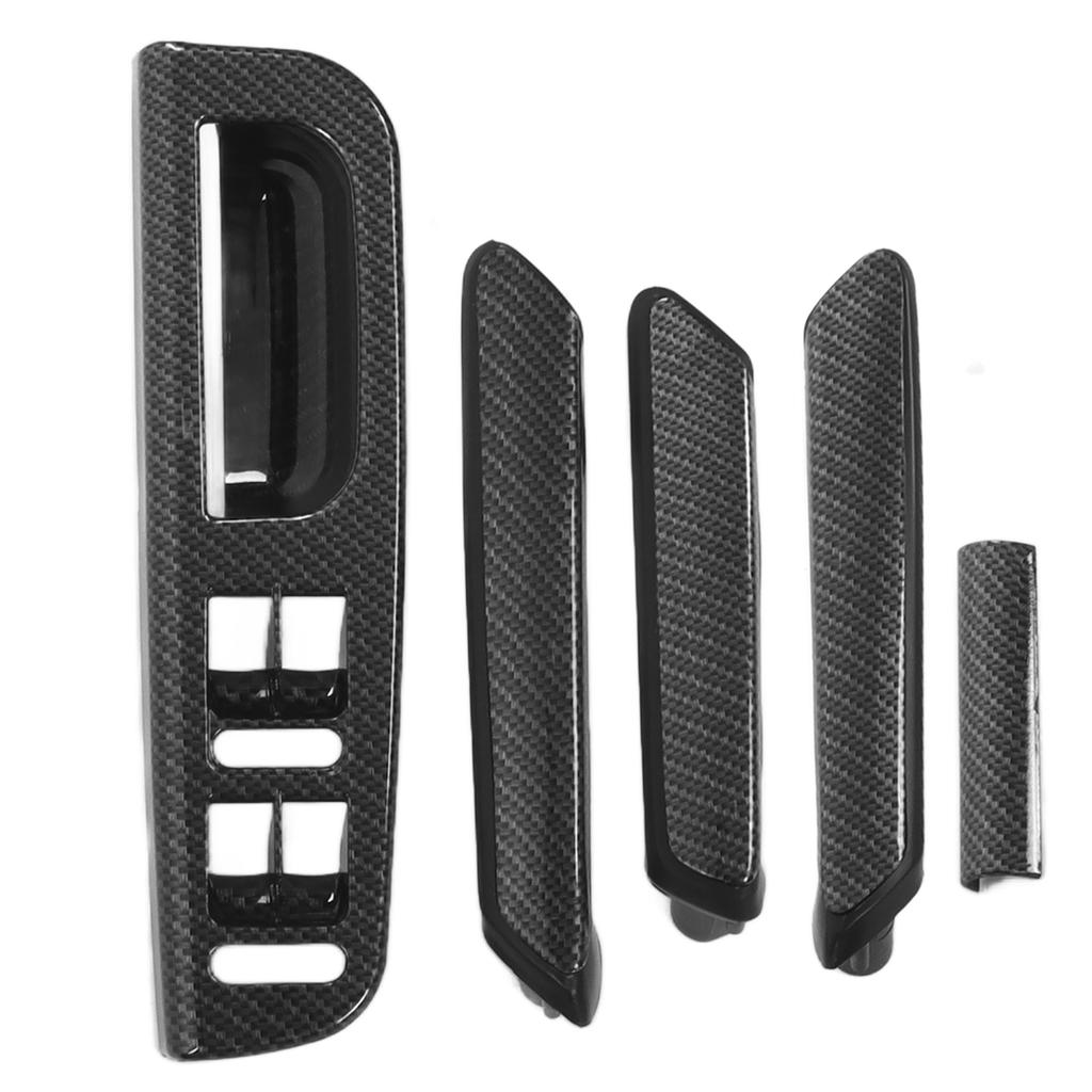 Carbon Fiber Style Inner Door Handle Lifting Panel Frame 3B0867172 Car Interior Accessories