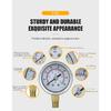 Mairuikesi Glycerin Filled Pressure Gauges manomete 40mm 1/8 Thread Connection Stainless Steel Case hydraulic oil filling meter