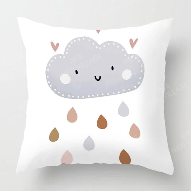 Nordic Fall  Style Home Decor Pillowcase Living Room Sofa Decor Chair Car Bedroom Decorative Pillowcase Soft Throw Cushion Cover