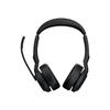 Fejhallgató - Bluetooth - vezeték nélküli - USB-C - Jabra - Jabra Evolve2 55 MS Stereo - fejhallgató