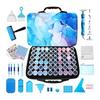 Fokenzary Art Diamond Painting Storage Container 60 Slots Diamond Painting Kit Accessories and Tools Portable
