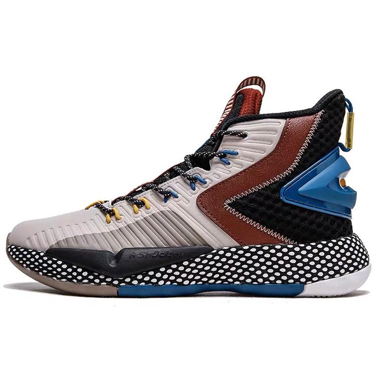 

Anta Crazy 3 Cushioning Slip Resistant Abrasion Resistant High top Basketball Shoes Men s White Red 11941606-8 39