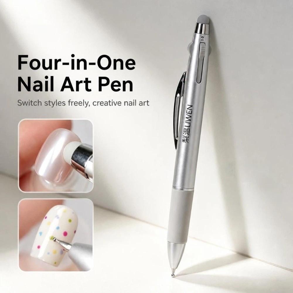 Press Type Nail Art Dotting Pen 0.8/1/1.8/2mm Nail Art Tip Dot Paint Nail Painting