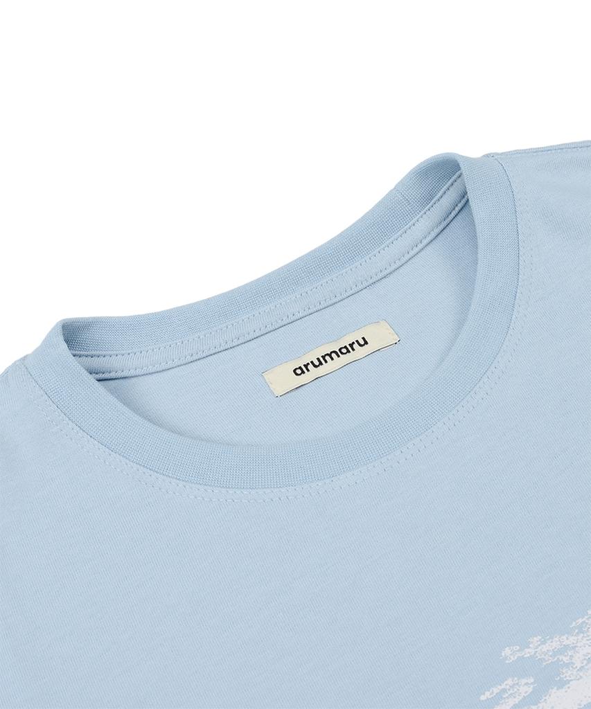 Alumalu Graphic Short Sleeve T-Shirt_Sky Blue