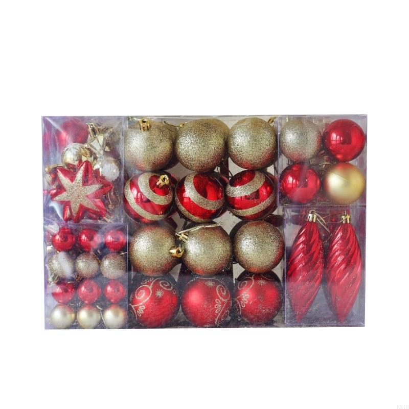 KX4B Special Christmas Ball 100pcs/box Christmas Tree Baubles Box