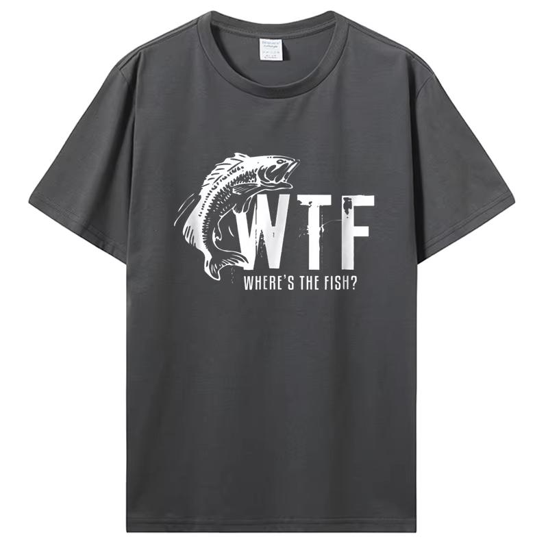 Born To Fish Funny T-Shirt Fashion Fisherman Tees Short Sleeve Funny Fishing Lover Casual Summer Men's Street Oversized Male Top