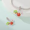 S925 Silver Spring Swallow Snail Beaded Pendant DIY Handmade Jewelry Accessories For Bracelet Necklace Charm