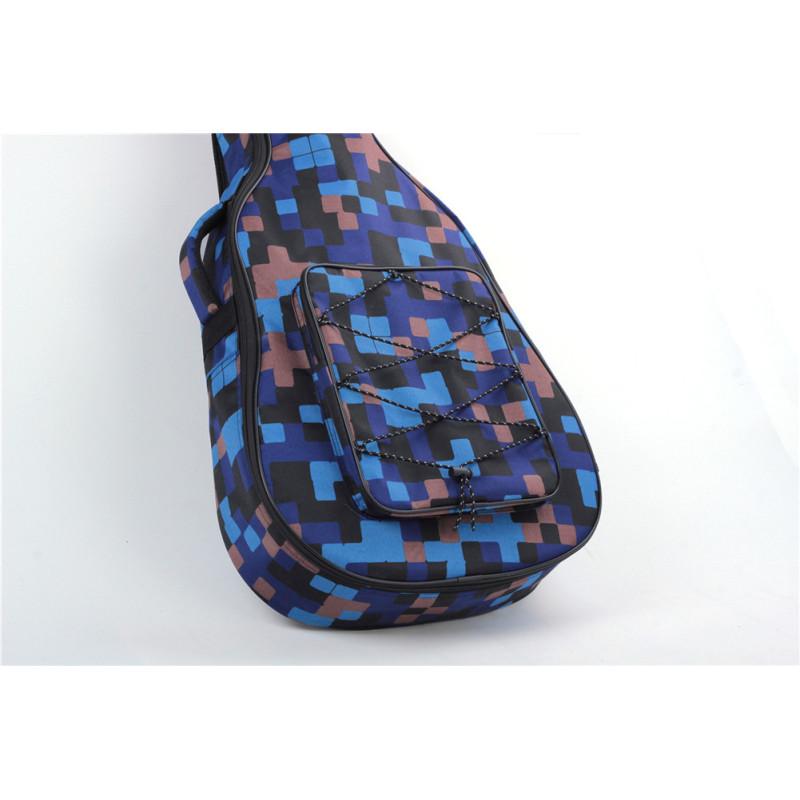 40/41 Inch Fashion Folk Acoustic Guitar Bag Canvas Guitar Backpack Carrying Case