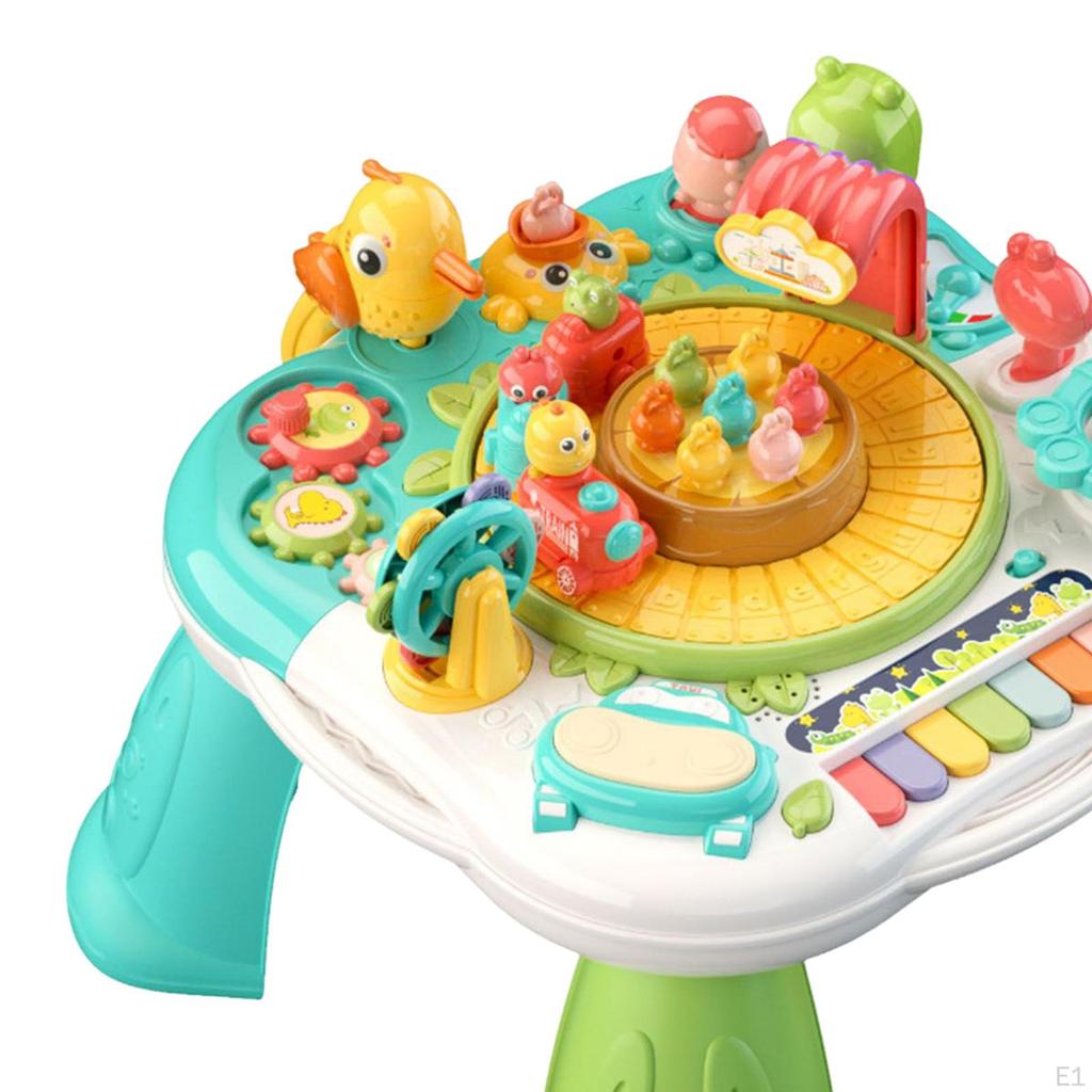 Interactive Music Study Table for Toddlers - Educational Toy with Lights and Sounds