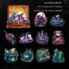 Retro Gothic Style PET Stickers Collage Clipbook Diary Scrapbook Decoration Materials Mysterious Magic Box Series Pasters 20 Pcs/ Pack