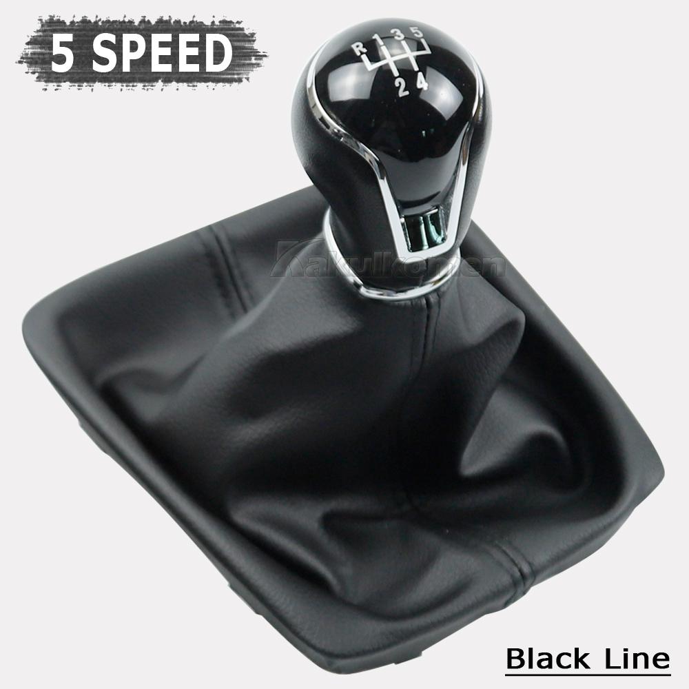 Leather Car Gear Shift Knob Lever Gaitor Boot Cover For Seat Leon III 3 MK3 2012 2013 2014 2015 2016 2017 5/6 Speed Manual